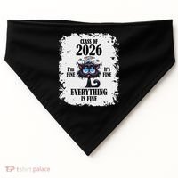 Class Of 2026 USA-Made Doggie Bandana thumb 0