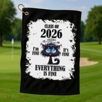 Class Of 2026 Golf Towel thumb 1