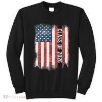 Class Of 2026 Patriotic American Flag Graduation Sweatshirt thumb 0