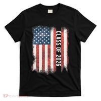 Class Of 2026 Patriotic American Flag Graduation T-Shirt thumb 0