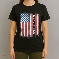 Class Of 2026 Patriotic American Flag Graduation T-Shirt thumb 4