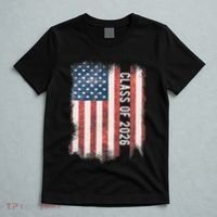 Class Of 2026 Patriotic American Flag Graduation T-Shirt thumb 5