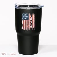 Class Of 2026 Patriotic American Flag Graduation Tumbler thumb 0