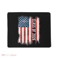 Class Of 2026 Patriotic American Flag Graduation Mousepad thumb 0