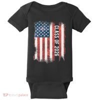 Class Of 2026 Patriotic American Flag Graduation Baby Bodysuit thumb 0