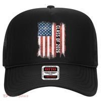 Class Of 2026 Patriotic American Flag Graduation Hat thumb 0