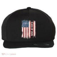 Class Of 2026 Patriotic American Flag Graduation Wool Snapback Cap thumb 0
