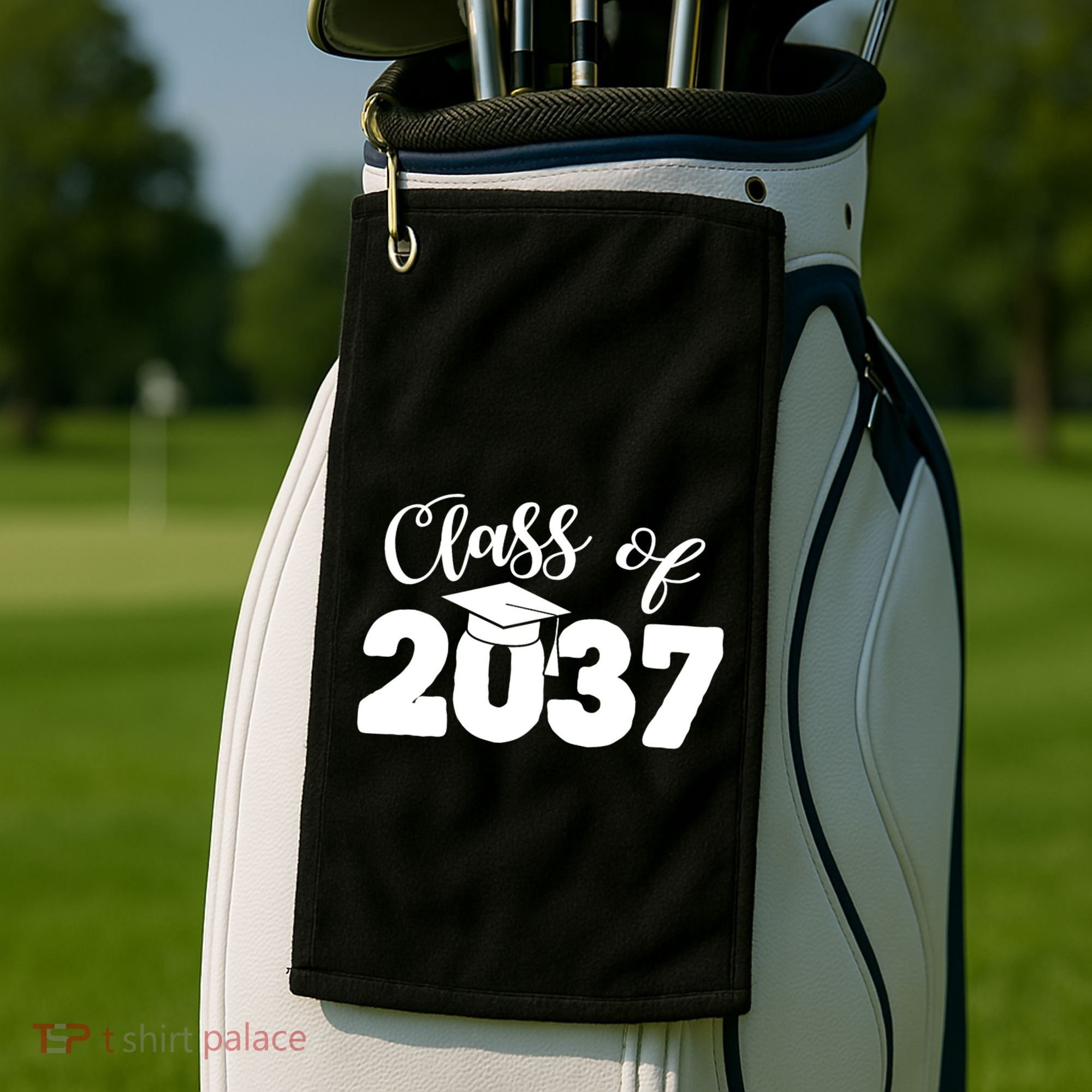 Class Of 2037 Grow With Me Golf Towel