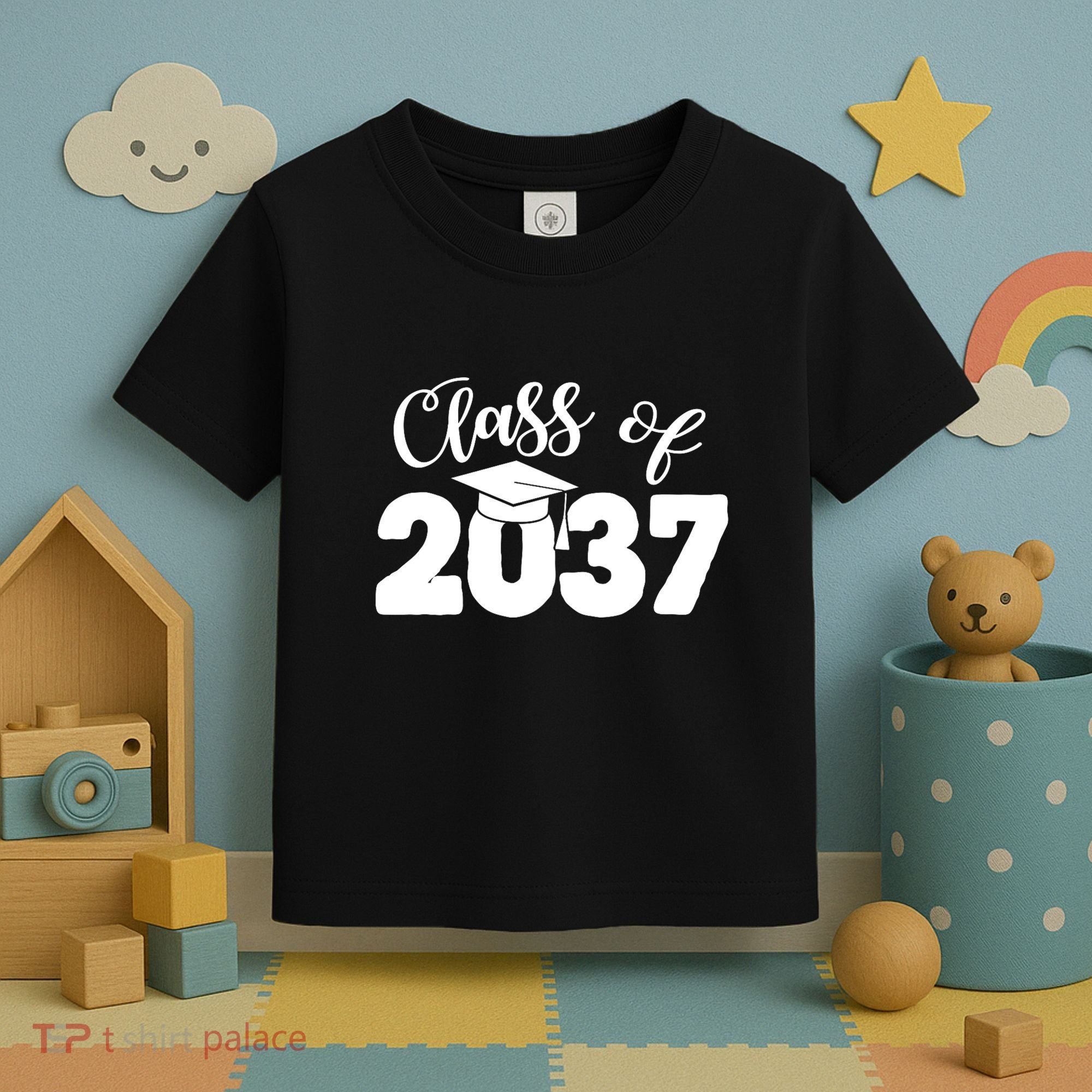 Class Of 2037 Grow With Me Toddler T-Shirt