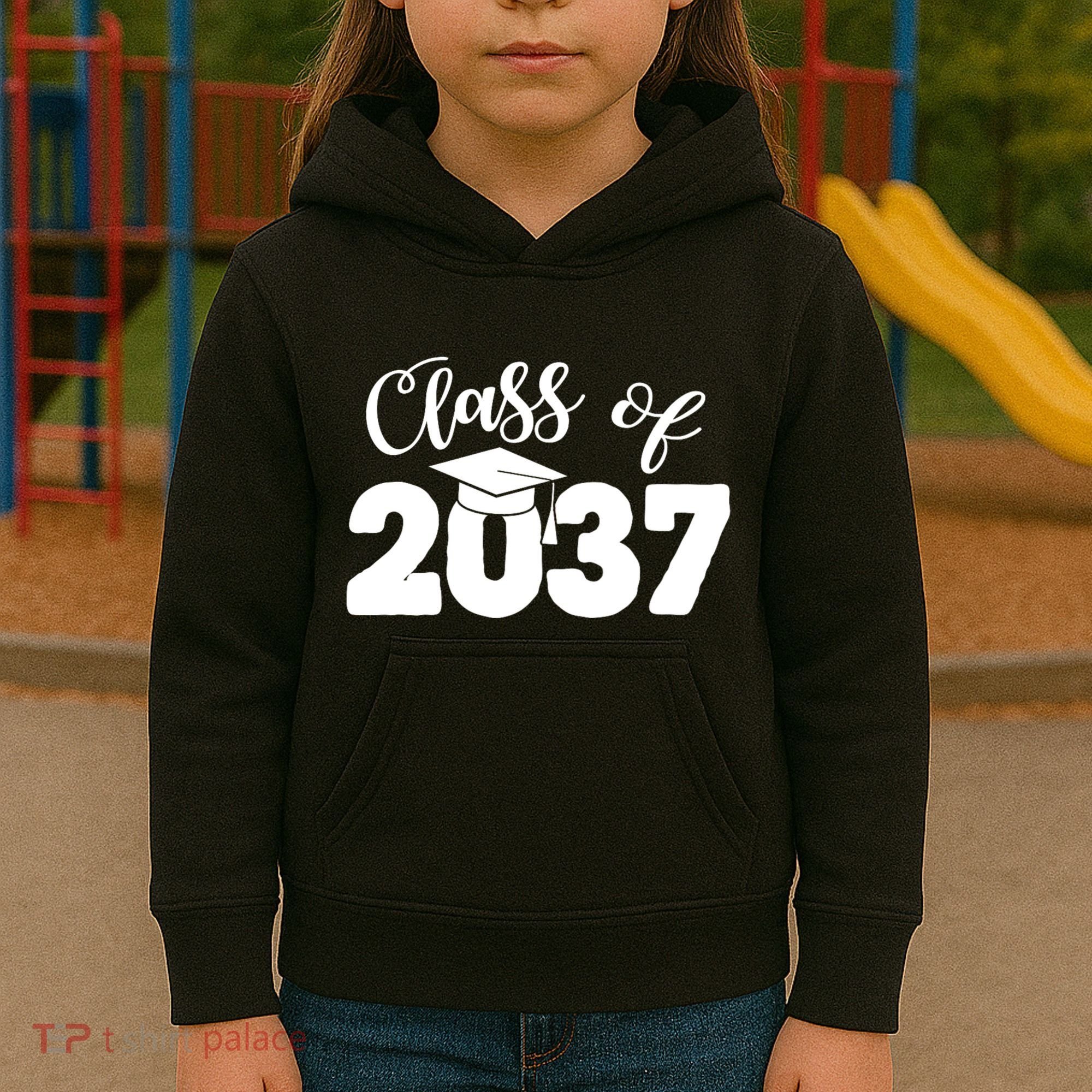 Class Of 2037 Grow With Me Kids Hoodie