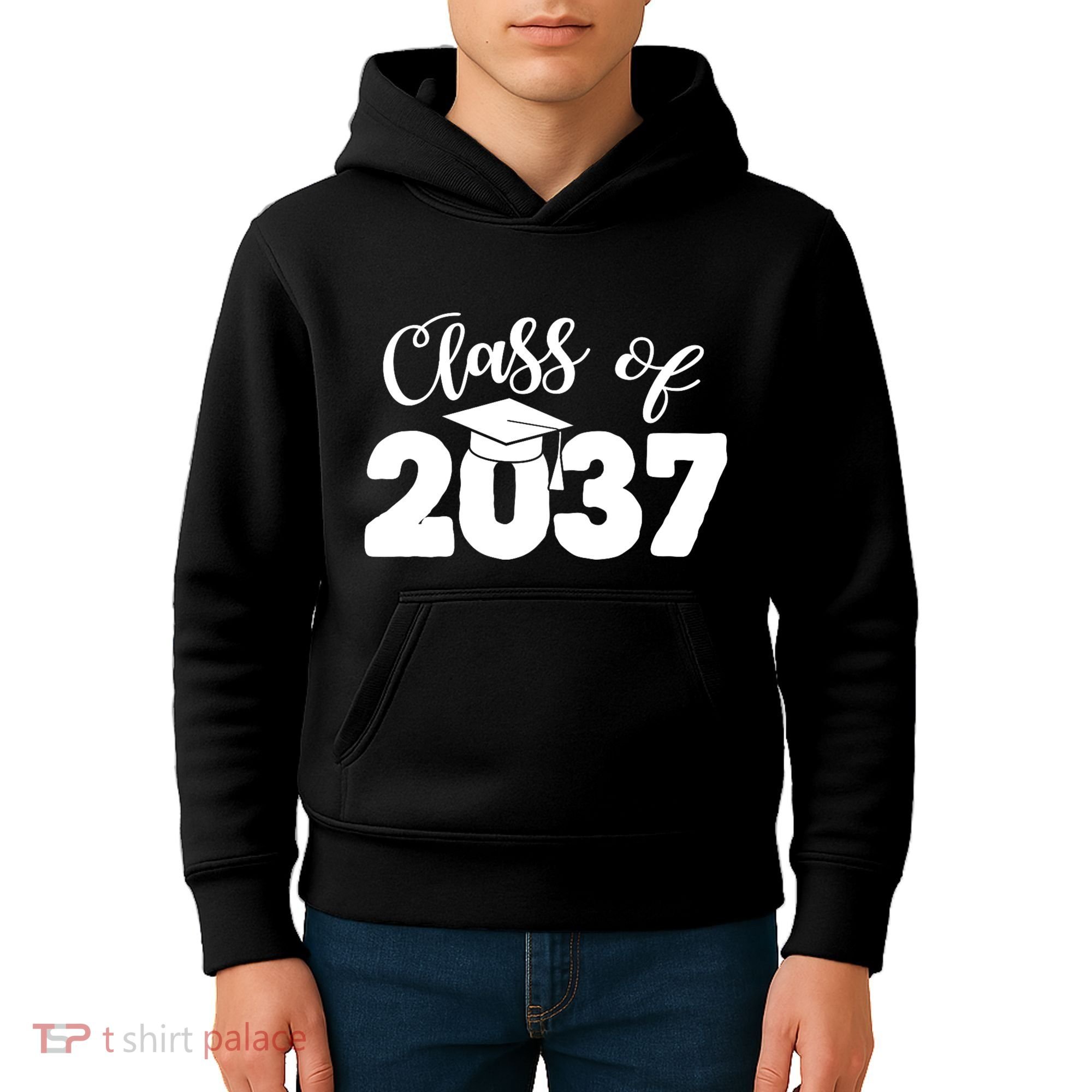 Class Of 2037 Grow With Me Kids Hoodie
