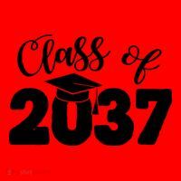 Class Of 2037 Grow With Me Santa Hat thumb 1