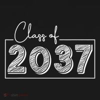 Class Of 2037 Grow With Me Toddler Hoodie thumb 2