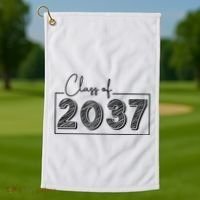 Class Of 2037 Grow With Me Golf Towel thumb 1