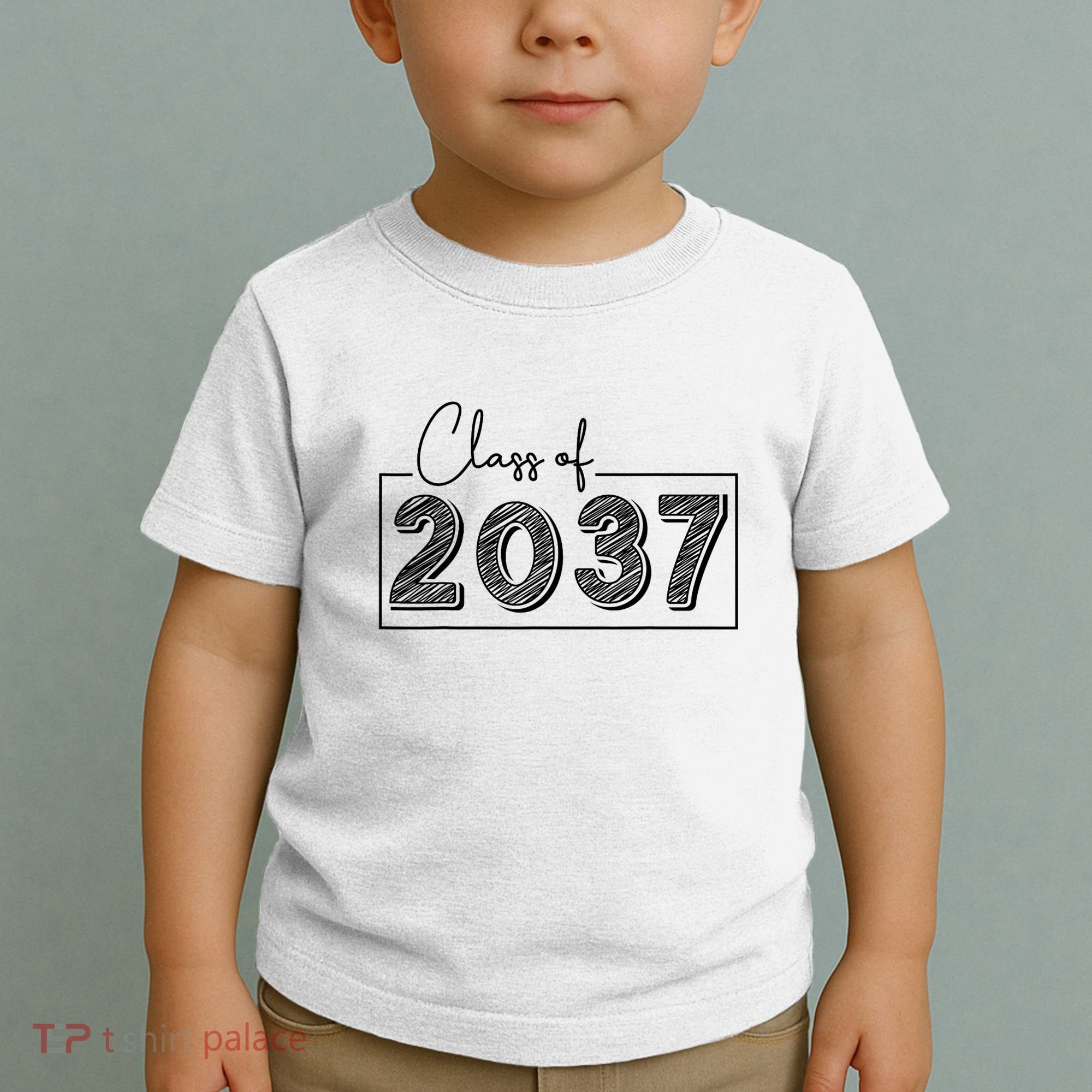 Class Of 2037 Grow With Me Toddler T-Shirt