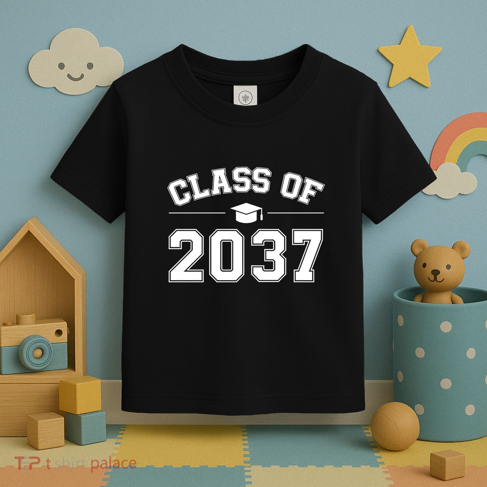 Class Of 2037 Grow With Me Toddler T-Shirt