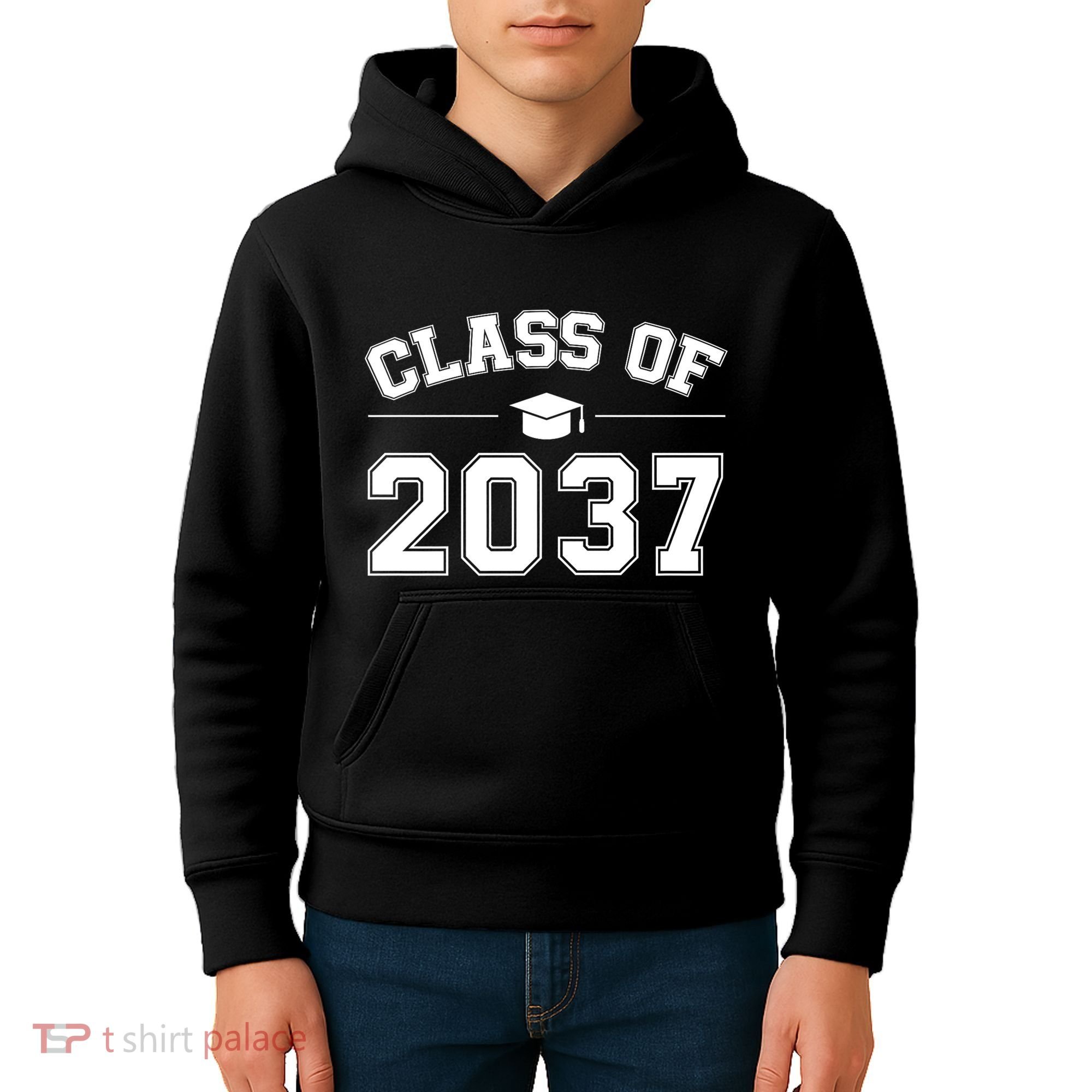 Class Of 2037 Grow With Me Kids Hoodie