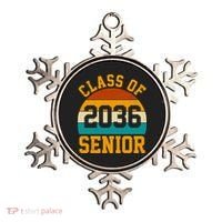 Class Of 2036 Senior Retro Sunset Ornament thumb 0