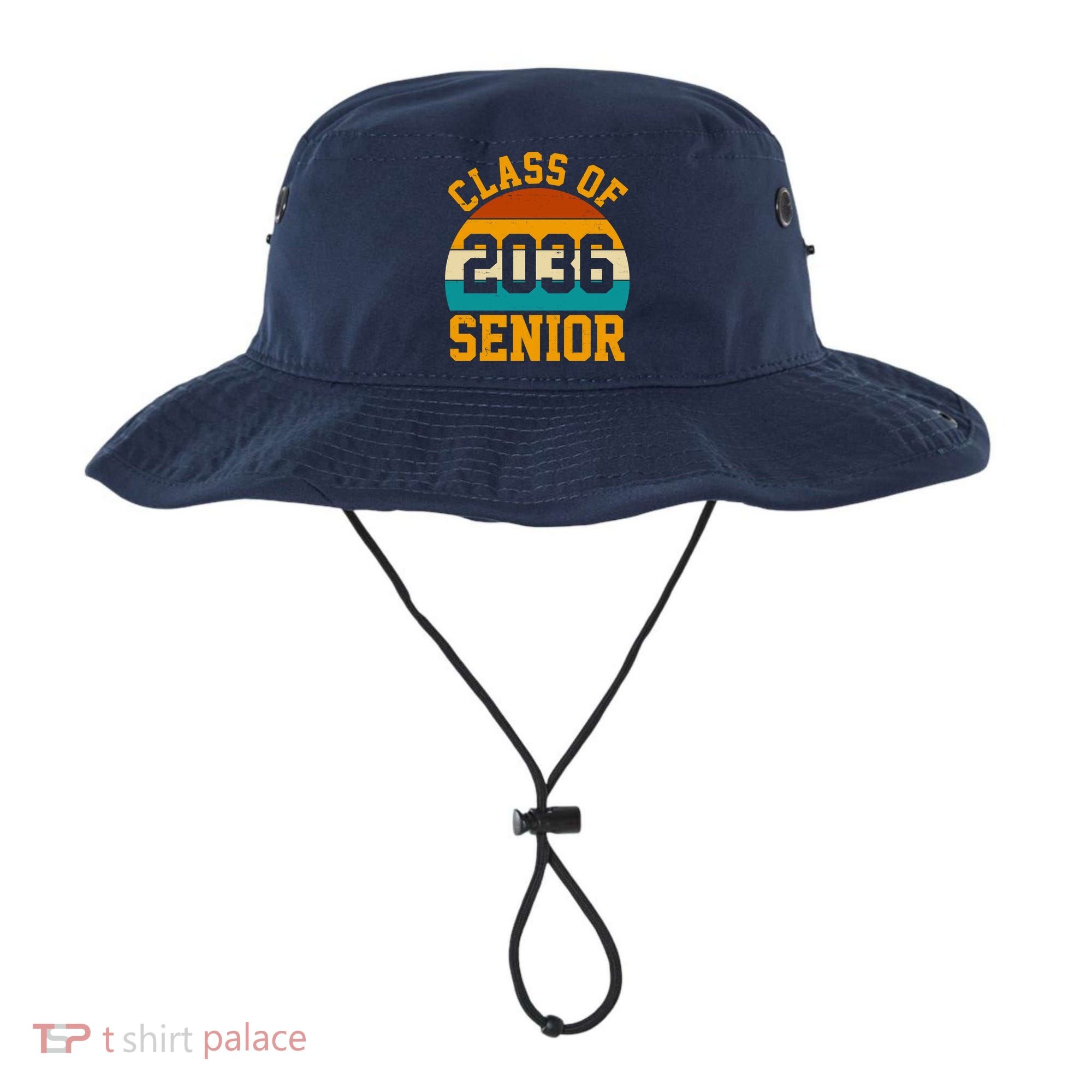 Class Of 2036 Senior Retro Sunset Bucket Hat