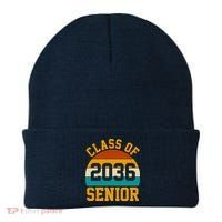 Class Of 2036 Senior Retro Sunset Beanie thumb 0