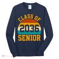 Class Of 2036 Senior Retro Sunset Tall Long Sleeve Shirt thumb 0