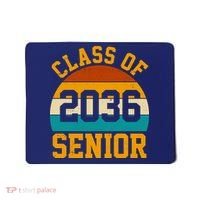 Class Of 2036 Senior Retro Sunset Mousepad thumb 0