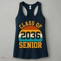 Class Of 2036 Senior Retro Sunset Women's Tank Top thumb 3