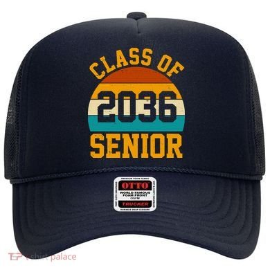 Class Of 2036 Senior Retro Sunset Hat