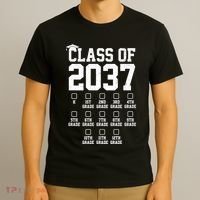 Class Of 2037 Grow With Me T-Shirt thumb 3