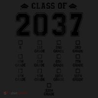 Class Of 2037 Grow With Me Prek To 12th Grade Gift Women's Sweatshirt thumb 2
