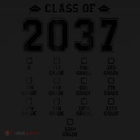 Class Of 2037 Grow With Me Prek To 12th Grade Gift Coaster thumb 2