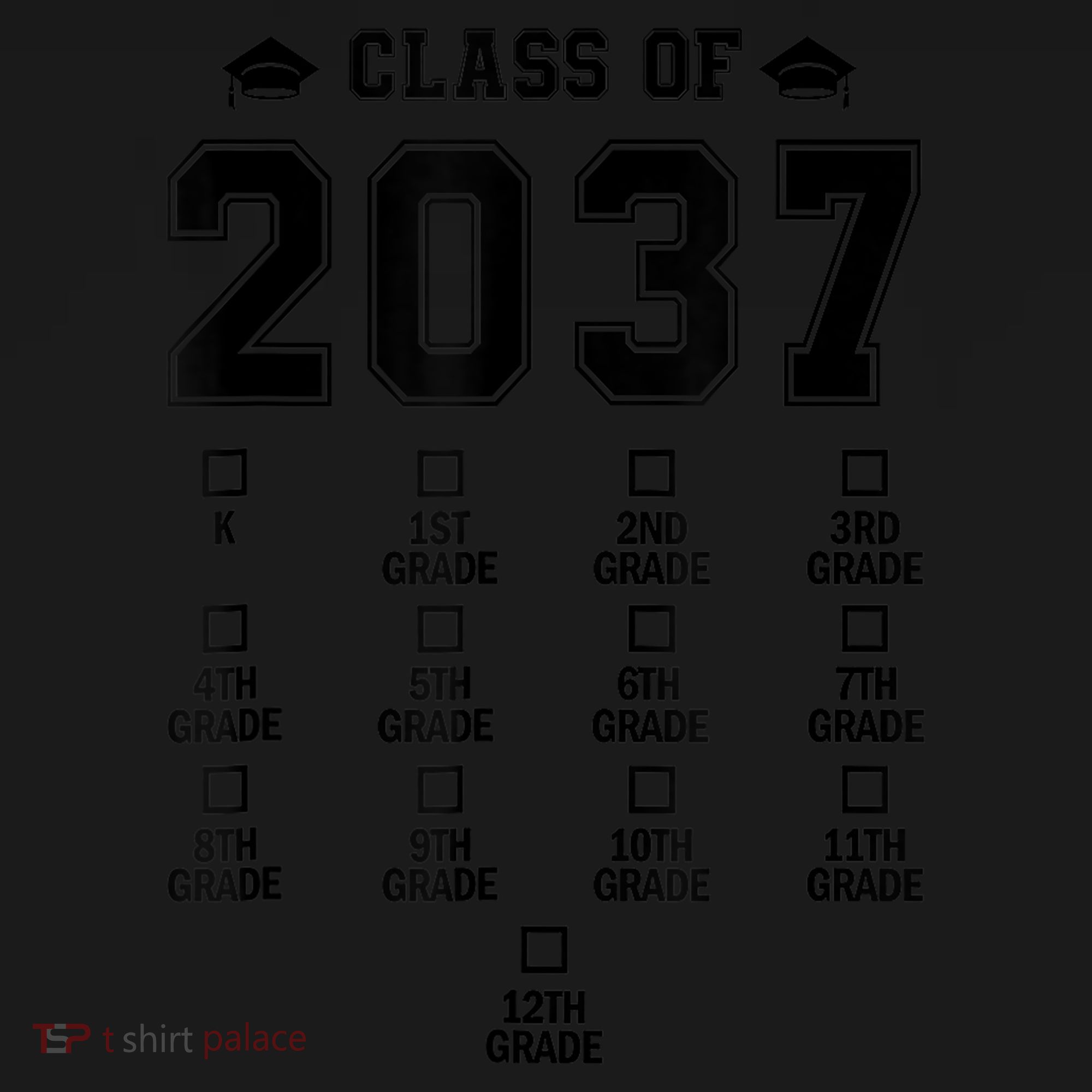 Class Of 2037 Grow With Me Prek To 12th Grade Gift Tote Bag