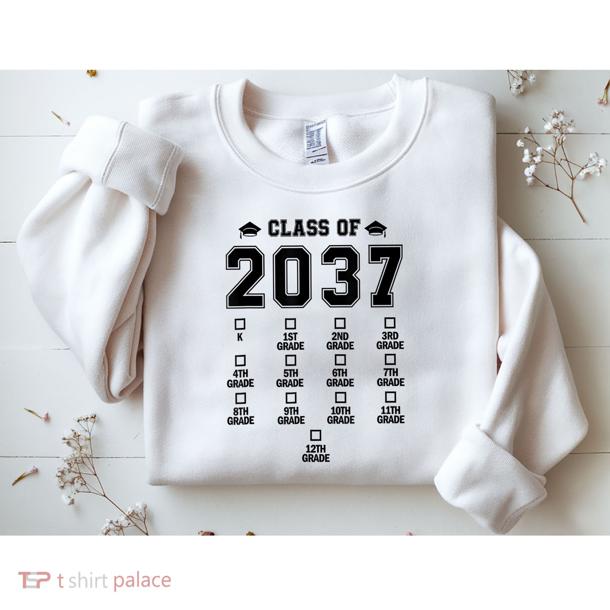 Class Of 2037 Grow With Me Prek To 12th Grade Gift Sweatshirt