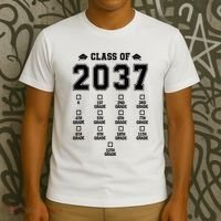 Class Of 2037 Grow With Me Prek To 12th Grade Gift T-Shirt thumb 3