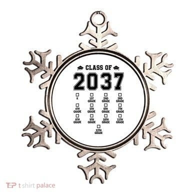 Class Of 2037 Grow With Me Prek To 12th Grade Gift Ornament