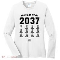 Class Of 2037 Grow With Me Prek To 12th Grade Gift Women's Long Sleeve Shirt thumb 0