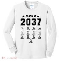 Class Of 2037 Grow With Me Prek To 12th Grade Gift Kids Long Sleeve Shirt thumb 0