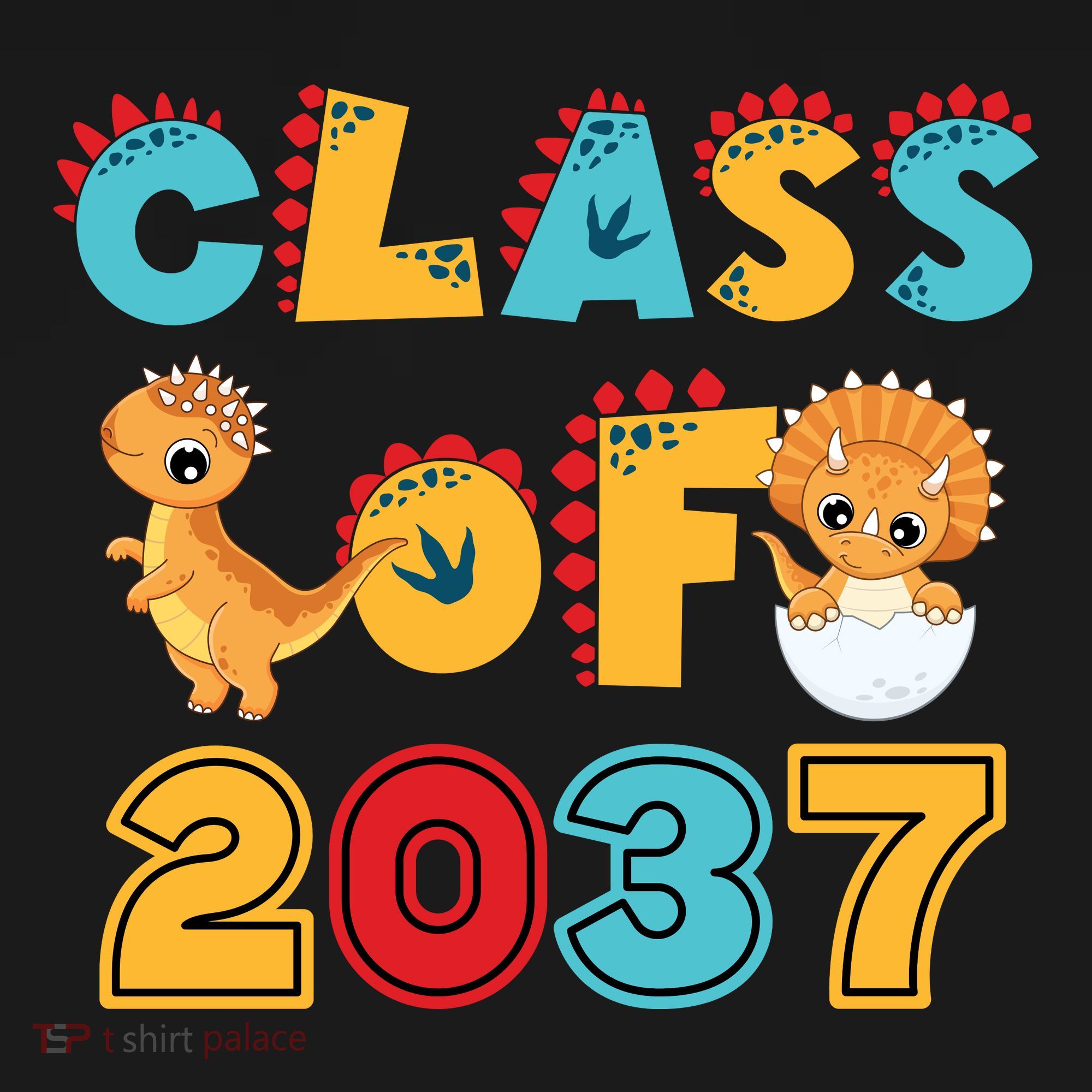 Class Of 2037 Grow With Me Kindergarten Graduation Backpack