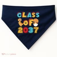 Class Of 2037 Grow With Me Kindergarten Graduation USA-Made Doggie Bandana thumb 0