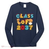 Class Of 2037 Grow With Me Kindergarten Graduation Long Sleeve Shirt thumb 0