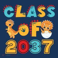 Class Of 2037 Grow With Me Kindergarten Graduation Sweatshirt thumb 3