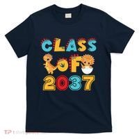 Class Of 2037 Grow With Me Kindergarten Graduation T-Shirt thumb 0
