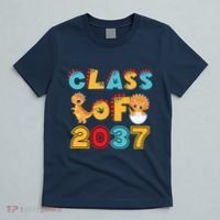 Class Of 2037 Grow With Me Kindergarten Graduation T-Shirt thumb 5