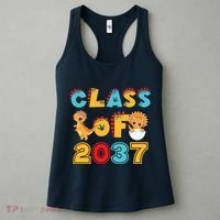 Class Of 2037 Grow With Me Kindergarten Graduation Women's Tank Top thumb 3