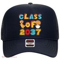 Class Of 2037 Grow With Me Kindergarten Graduation Hat thumb 0
