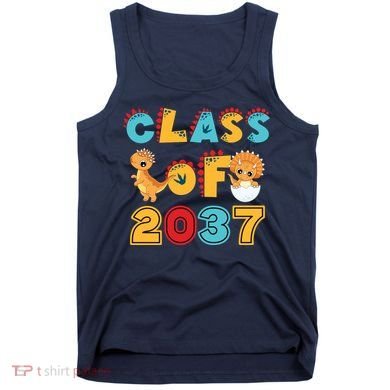 Class Of 2037 Grow With Me Kindergarten Graduation Tank Top