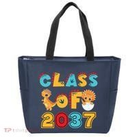 Class Of 2037 Grow With Me Kindergarten Graduation Tote Bag thumb 0