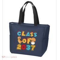 Class Of 2037 Grow With Me Kindergarten Graduation Tote Bag thumb 3