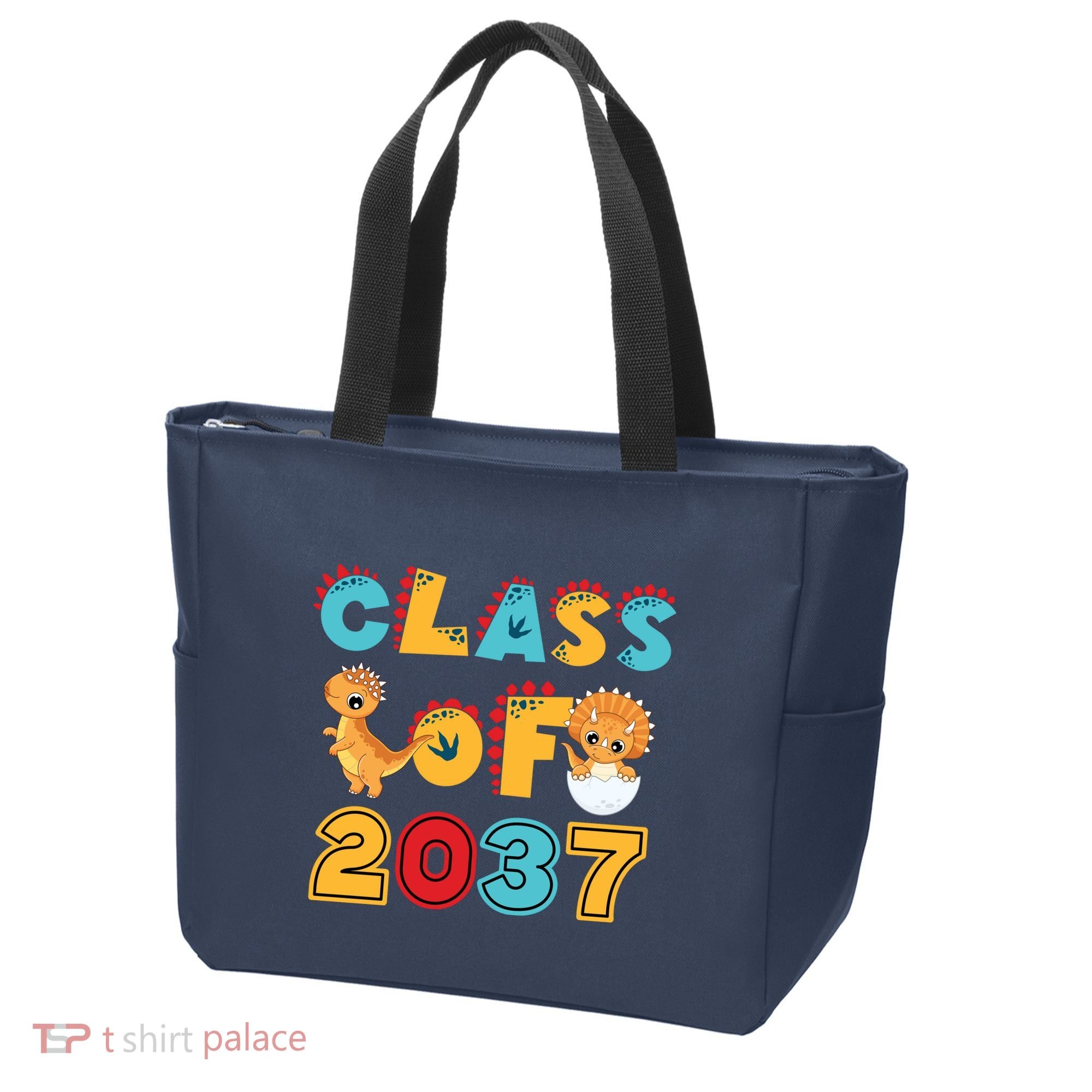 Class Of 2037 Grow With Me Kindergarten Graduation Tote Bag