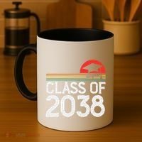 Class Of 2038 Grow With Me Kindergarten To Graduation Coffee Mug thumb 4